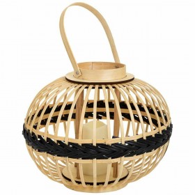 Lanterna Alexandra House Living Naturale Bambù 37 x 30 x 37 cm