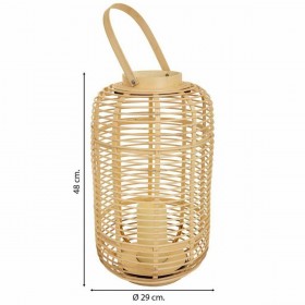 Lanterna Alexandra House Living Naturale Bambù Rattan 29 x 48 x 29 cm