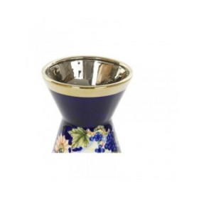 Vaso DKD Home Decor S3020490 Viso Porcellana Azzurro Multicolore Shabby Chic (19 x 19 x 36 cm)