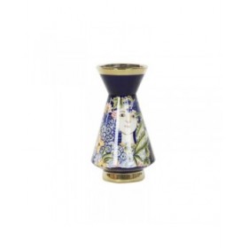 Vaso DKD Home Decor S3020490 Viso Porcellana Azzurro Multicolore Shabby Chic (19 x 19 x 36 cm)