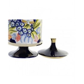 Vaso DKD Home Decor S3020492 Viso Porcellana Nero Multicolore Shabby Chic (15 x 15 x 38 cm)