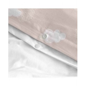 Set di copripiumino HappyFriday Basic Kids Rosa Singolo 2 Pezzi