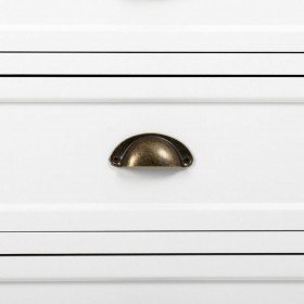 Scaffale Alexandra House Living Bianco Marrone Lega di Zinco Legno MDF 40 x 180 x 63 cm