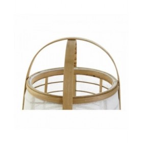 Lampada da tavolo DKD Home Decor Bianco Naturale Bambù 40 W 220 V 32 x 32 x 45,5 cm