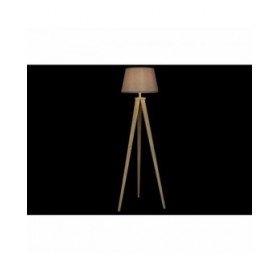 Lampada da Terra DKD Home Decor 40 x 40 x 154 cm Naturale Grigio Marrone 250 V 60 W Pino (2 Unità)