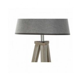 Lampada da Terra DKD Home Decor 40 x 40 x 154 cm Naturale Grigio Marrone 250 V 60 W Pino (2 Unità)