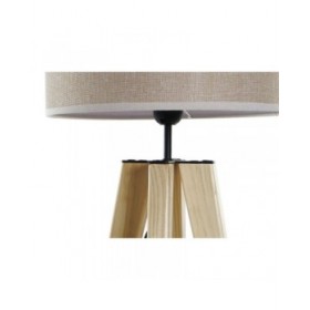 Lampada da tavolo DKD Home Decor Beige Legno Marrone 220 V 50 W 30 x 30 x 69 cm