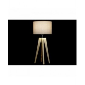 Lampada da tavolo DKD Home Decor Beige Legno Marrone 220 V 50 W 30 x 30 x 69 cm