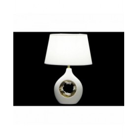 Lampada da tavolo DKD Home Decor S3020750 Argentato Dorato Bianco 220 V 50 W Shabby Chic (31 x 21 x 45 cm) (2 Unità)