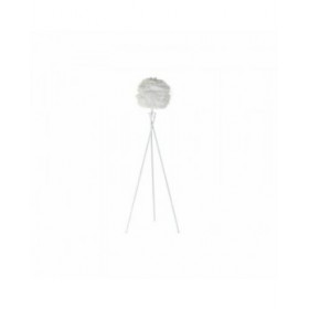 Lampada da Terra DKD Home Decor Metallo Bianco Piuma (40 x 40 x 150 cm)