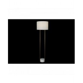 Lampada da Terra DKD Home Decor Bianco Dorato Metallo Marmo 50 W 220 V 48 x 48 x 170 cm