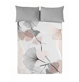 Sgabello Alexandra House Living Rosa Bambù Pino Spugna Legno MDF 32 x 44 x 32 cm