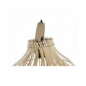 Lampadario DKD Home Decor Marrone Multicolore Metallo vimini 50 W Città 220 V 30 x 30 x 29 cm