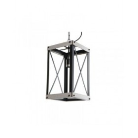 Lampadario DKD Home Decor Nero Metallo Marrone 220 V 50 W (25 x 25 x 43 cm)