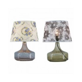 Lampada da tavolo DKD Home Decor 28 x 28 x 40,5 cm Cristallo Multicolore 220 V 50 W (2 Unità)