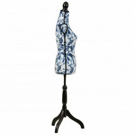 Manichino Alexandra House Living Azzurro Poliestere Legno Polietilene Pino Legno MDF 37 x 168 x 24 cm