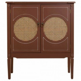 Ingresso Alexandra House Living Marrone Naturale Rattan Legno di abete Legno MDF 38 x 90 x 80 cm