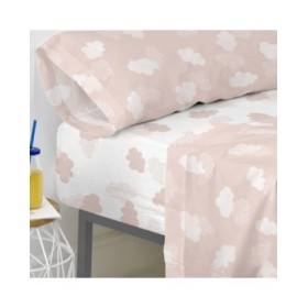 Lenzuolo con angoli HappyFriday BASIC KIDS Rosa 90 x 200 x 32 cm