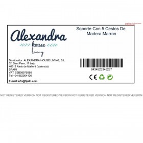 Supporto per Vaso Alexandra House Living Marrone Legno di paulownia 20 x 90 x 124 cm