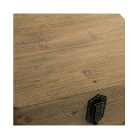 Tavolo aggiuntivo DKD Home Decor S3021927 Metallo Legno (49 x 51 x 74 cm)