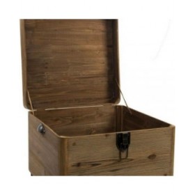 Tavolo aggiuntivo DKD Home Decor S3021927 Metallo Legno (49 x 51 x 74 cm)