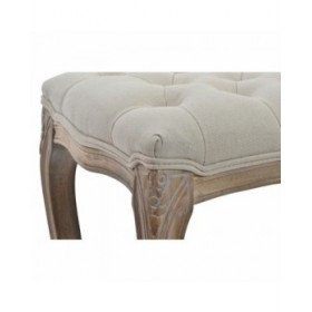 Panca DKD Home Decor   110 x 37 x 48 cm Naturale Beige Legno Legno d'albero della gomma
