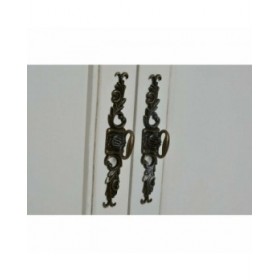 Stand Espositore DKD Home Decor S3021937 Cristallo Legno Bianco (88 x 40 x 91 cm)