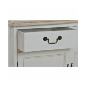 Stand Espositore DKD Home Decor S3021937 Cristallo Legno Bianco (88 x 40 x 91 cm)