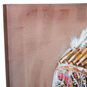 Quadro Alexandra House Living Life Tela Legno di abete 100 x 3 x 100 cm