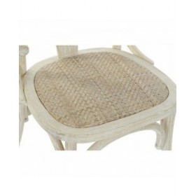 Sedia da Sala da Pranzo DKD Home Decor Bianco 56 x 50 x 76 cm