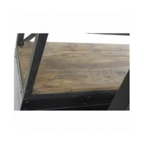 Libreria DKD Home Decor Metallo Alluminio Pino (160 x 45 x 243 cm)