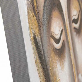 Quadro Alexandra House Living Asia Tela Legno di abete 120 x 3 x 80 cm