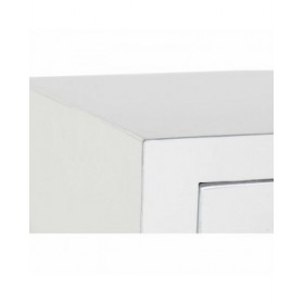Ingresso DKD Home Decor Bianco Argentato 95 x 24 x 79 cm