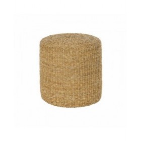 Poggiapiedi DKD Home Decor Naturale Fibra (40 x 40 x 40 cm)