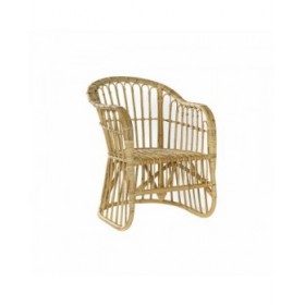 Poltrona DKD Home Decor Marrone Chiaro Rattan (62 x 72 x 83 cm)
