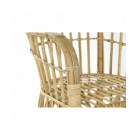 Poltrona DKD Home Decor Marrone Chiaro Rattan (62 x 72 x 83 cm)