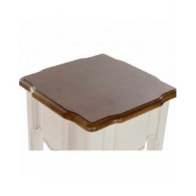Set di 2 tavoli DKD Home Decor Bianco Marrone 35 x 35 x 80 cm
