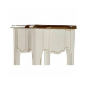 Set di 2 tavoli DKD Home Decor Bianco Marrone 35 x 35 x 80 cm