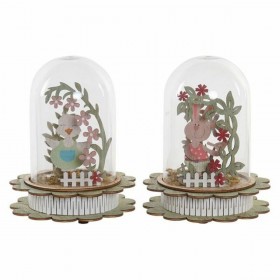 Quadro Alexandra House Living Tela Legno di abete 100 x 3 x 50 cm