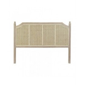 Testiera del Letto DKD Home Decor   Naturale Legno d'albero della gomma 160 x 6 x 120 cm