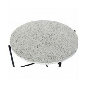 Tavolo da Pranzo DKD Home Decor Pietra Ferro 80 x 80 x 45 cm