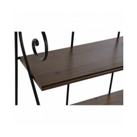 Scaffale DKD Home Decor Abete Nero Marrone Forjare (100 x 37 x 86 cm)