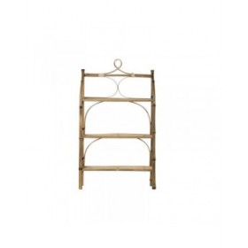Scaffale DKD Home Decor Naturale Rattan Bambù 3 Mensole (62 x 15 x 103 cm)