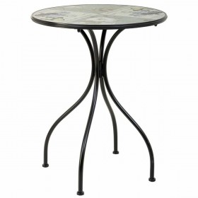 Tavolo con 2 sedie Alexandra House Living Nero 60 x 75 x 60 cm