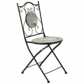 Tavolo con 2 sedie Alexandra House Living Nero 60 x 75 x 60 cm