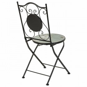 Tavolo con 2 sedie Alexandra House Living Nero 60 x 75 x 60 cm