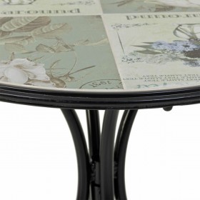 Tavolo con 2 sedie Alexandra House Living Nero 60 x 75 x 60 cm