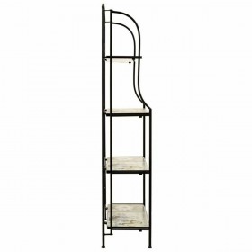 Scaffale Alexandra House Living Nero Ferro Forjare Piastrella 27 x 133 x 57 cm
