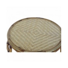 Tavolo aggiuntivo DKD Home Decor Bambù Rattan (60 x 60 x 42 cm)