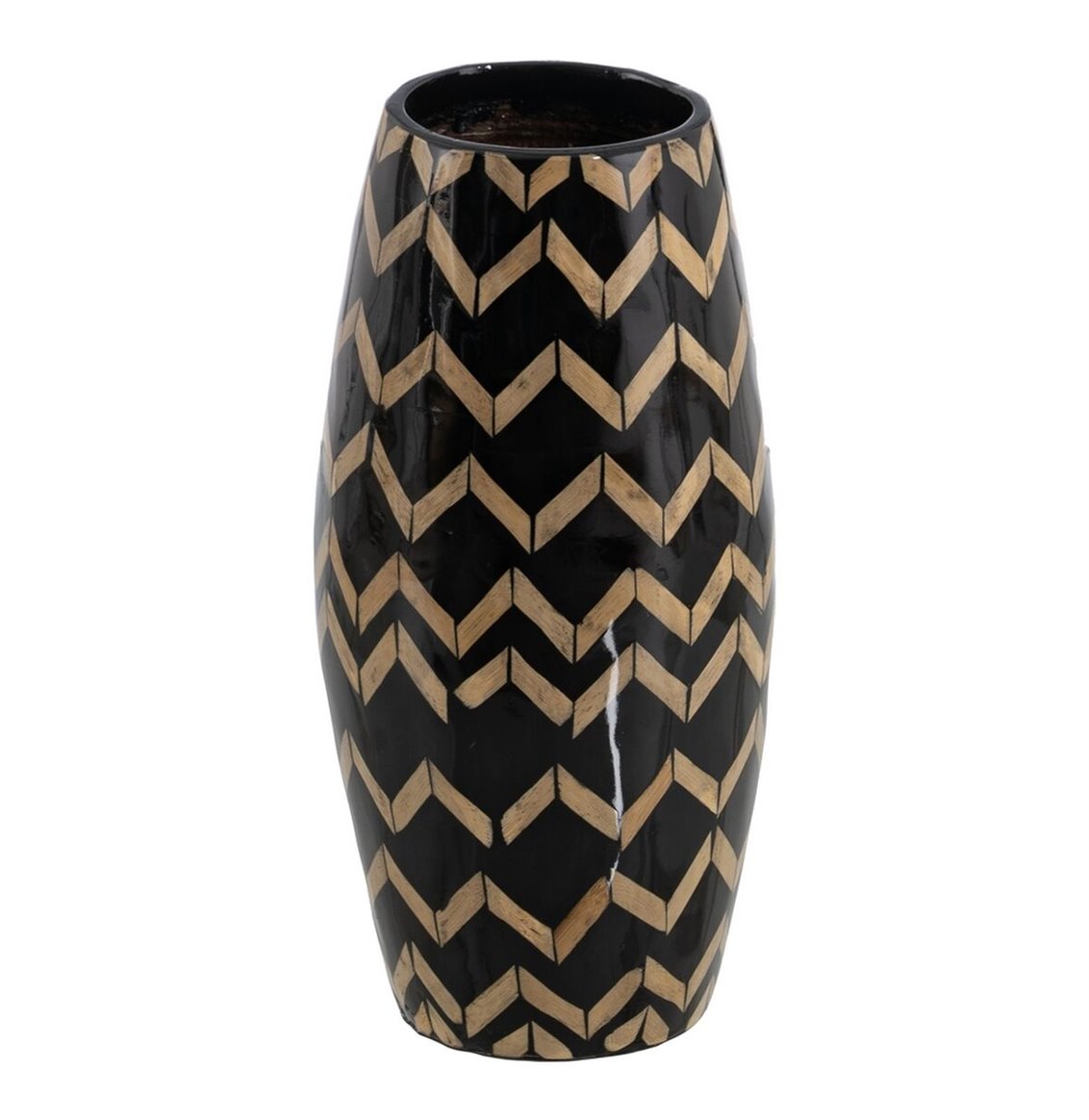 Supporto per Vaso Alexandra House Living Nero Ferro Piastrella Bicicletta 23 x 36 x 53 cm
